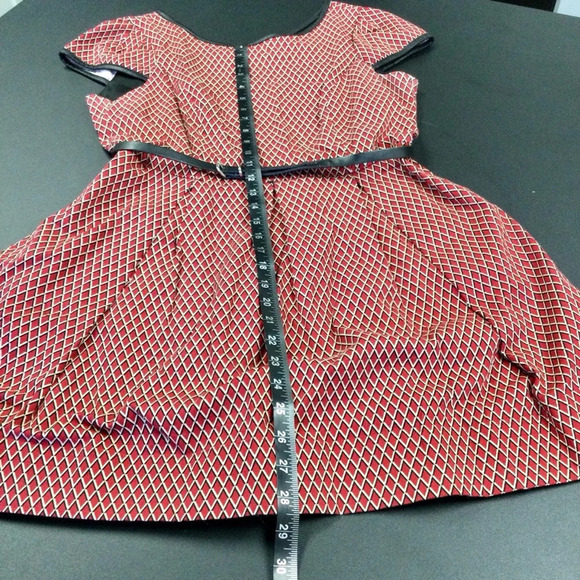 Women's Isabel & Nina Red Fit and Flair Dress Size 12 - Picture 7 of 12